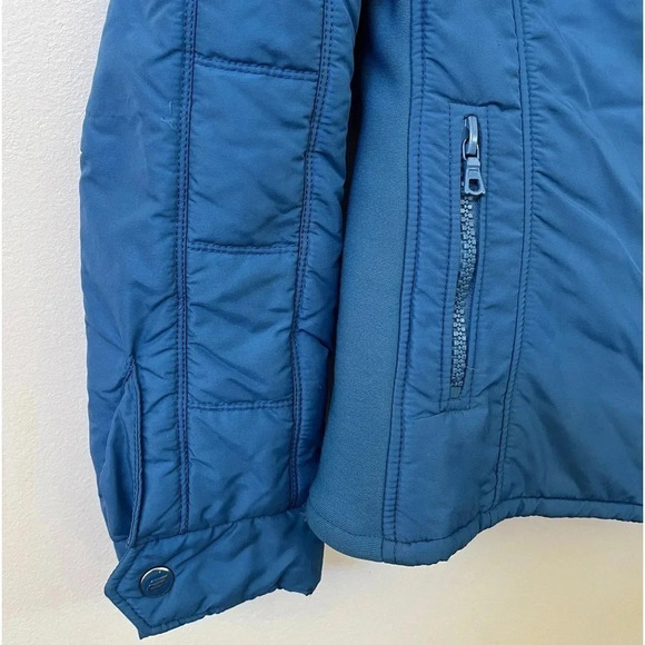 Anba of Austria VNTG 80s/90s size 14 Blue Puffer SKI Jacket Made in Austria - Picture 6 of 15
